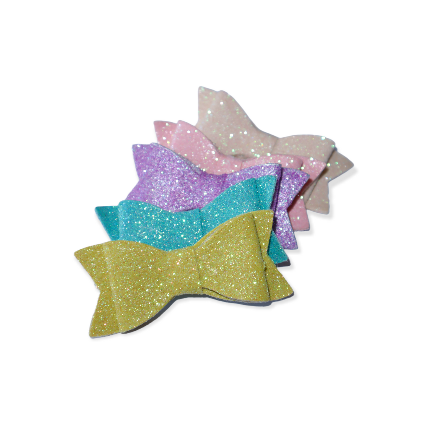 2" Glitter Dog Bow Mini Spring Collection